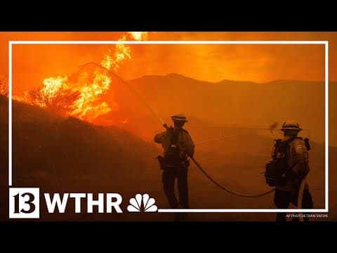 Hughes wildfire sparks thousands of evacuations in California