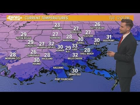 New Orleans weather: Roads begin to thaw as temps stay cold
