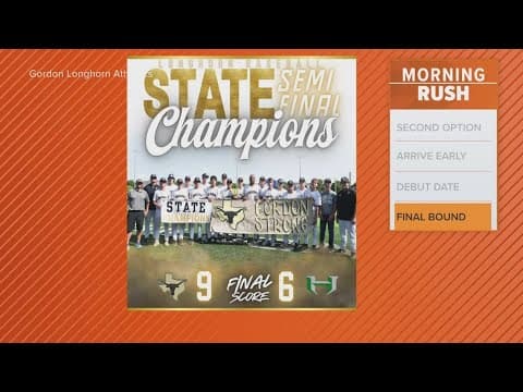 Gordon ISD baseball is headed to the state playoffs after a tornado hits its high school