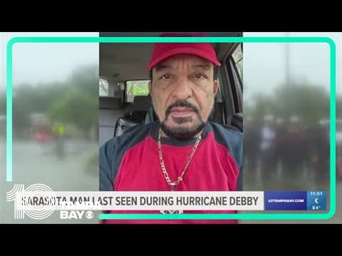 'I want my dad back': Daughter searching for Sarasota man last seen during Hurricane Debby