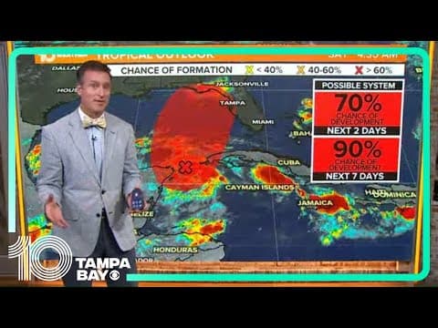 LIVE tropics update: Tropical development continues in the Caribbean, Gulf (11:30 a.m. Saturday)