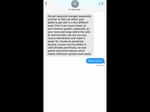 Can the change in weather make you sick?