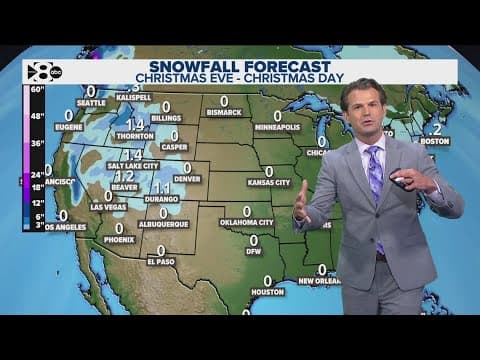 DFW Weather | Where to expect snowfall on Christmas, 14 day forecast
