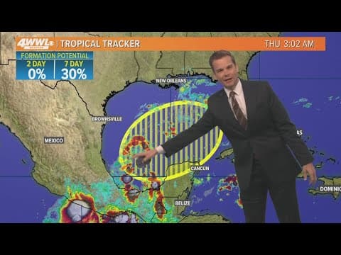 Thursday 5 AM Tropical Update: Gulf development possible, but NHC says chances are low