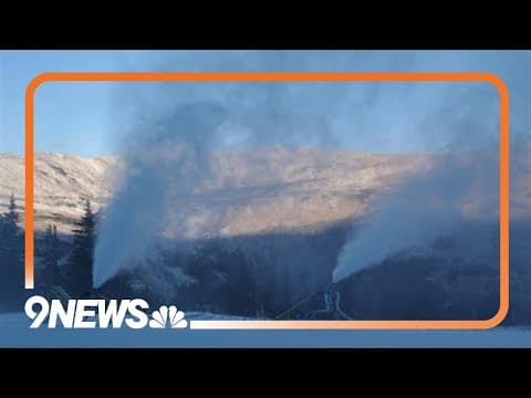 Snowmaking begins at Colorado's Loveland Ski Area