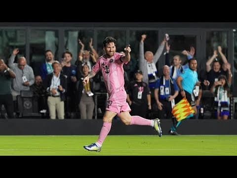 Report: Lionel Messi didn't make the trip to Houston to face Dynamo