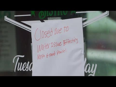 Grand Prairie community, businesses struggle during 'do not use water' advisory