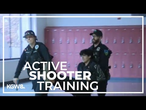 Deputies train for active shooter scenario at Glencoe High in Hillsboro
