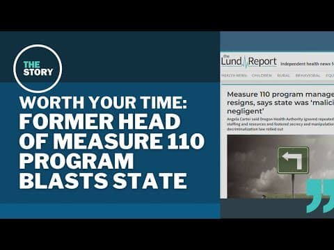 Measure 110 program manager writes scathing resignation letter | Worth Your Time