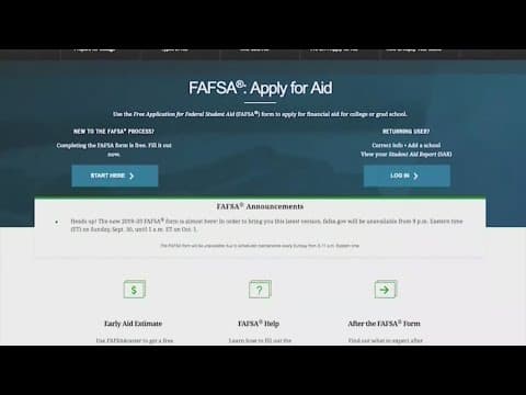 FAFSA applications open for students