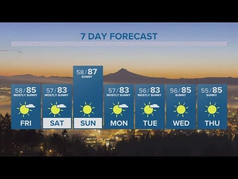 KGW Forecast: 5 p.m., Thursday, July 6, 2023