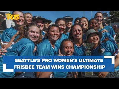 Seattle's professional women's ultimate frisbee team wins second consecutive championship