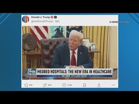 President Trump promotes a fake cure-all bed