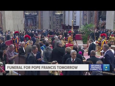 Funeral for Pope Francis set for tomorrow