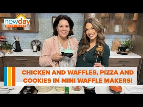 Chicken and waffles, pizza, cookies and more in mini waffle makers! - New Day NW
