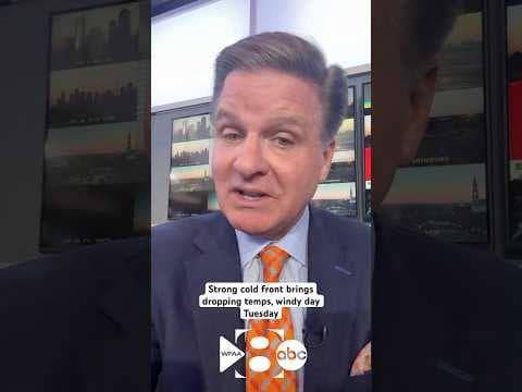 DFW Weather: Strong cold front brings dropping temps, windy day Tuesday