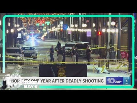 Tampa Police say the city is safer one year after deadly shooting in Ybor City