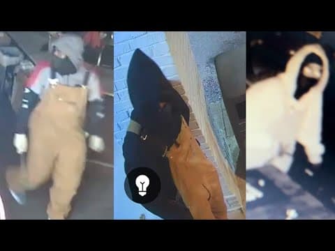 Surveillance images, video released from string of Broad Ripple business burglaries