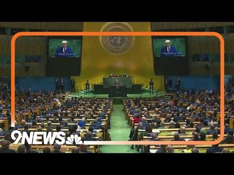 Trump criticizes recognition of Palestinian state, open border policies in United Nations speech
