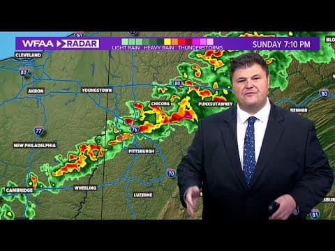 Why is the Cowboys-Steelers game delayed? Here's a look at the storms in Pittsburgh