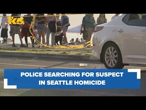 Police searching for suspect in Alki Beach homicide