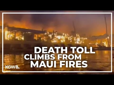 Maui fires: Death toll climbs to at least 96 people