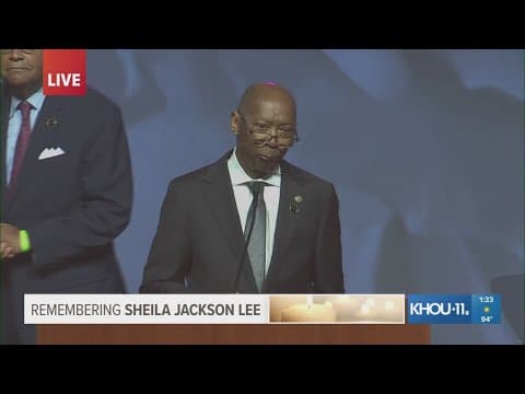 Former Houston Mayor Sylvester Turner honors Rep. Sheila Jackson Lee