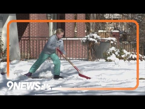 Denverites dig out after snowstorm