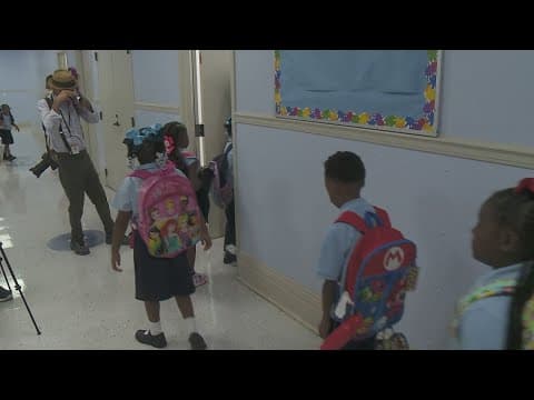 Leah Chase School opens for the first day