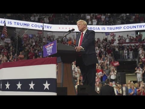 The Trump and Harris campaigns tour through midwestern states