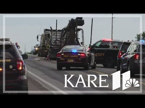 4 dead, 3 injured in northern Minnesota construction zone crash