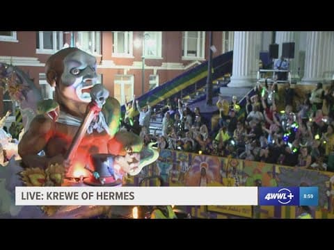 Krewe of Hermes 'Congo Square Voodoo' float
