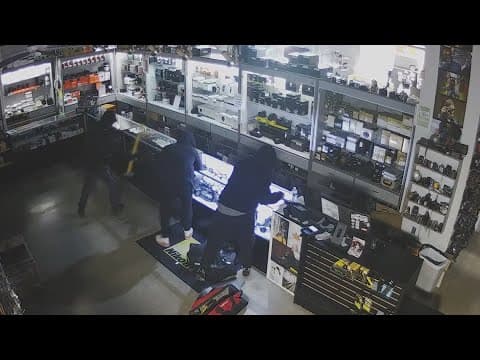 New video shows accused serial burglars hitting Houston Camera Exchange
