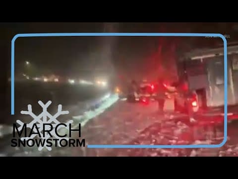 Colorado Snow Storm: Highway Turns Into Parking Lot During Storm