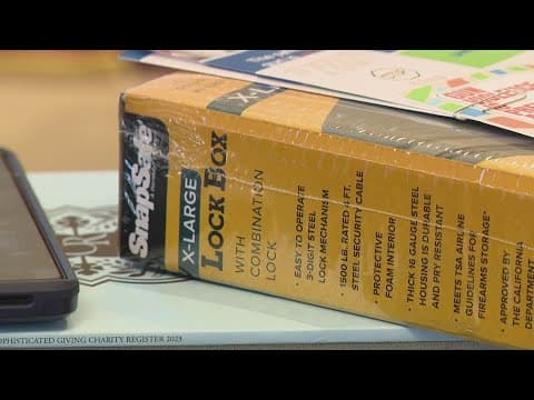 Free gun lock boxes available