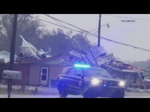 Possible tornado in Labadieville