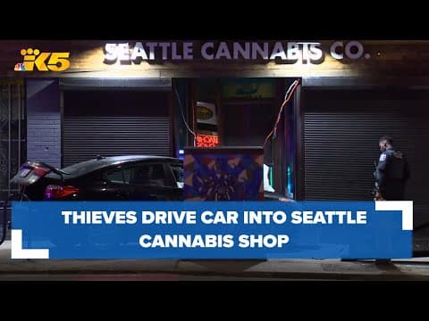 Smash-and-grab at Seattle pot shop
