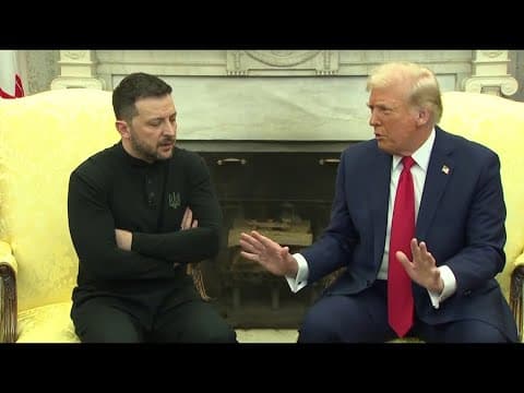 Trump, Vance call Zelenskyy 'disrespectful' in heated Oval Office meeting