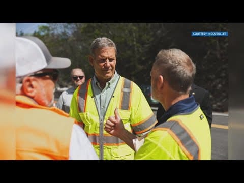 Gov. Bill Lee sees repairs since Hurricane Helene