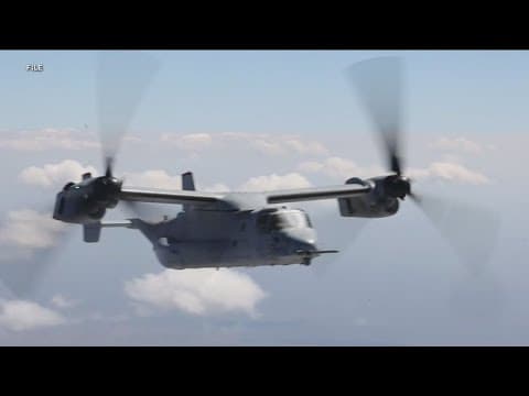 3 Marines dead and 8 hospitalized in Osprey crash in Australia