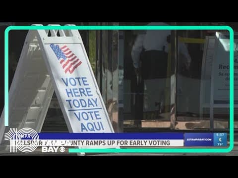 Early voting locations open up as Hillsborough struggles with voter turnout