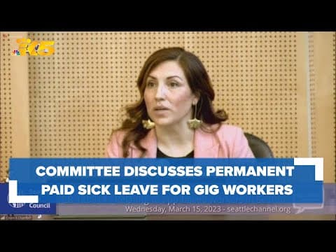 New legislation would create permanent paid sick time for Seattle app-based  workers