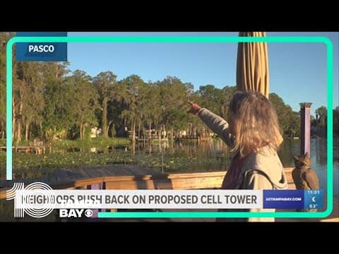 Pasco County neighbors push back on proposed cell phone tower