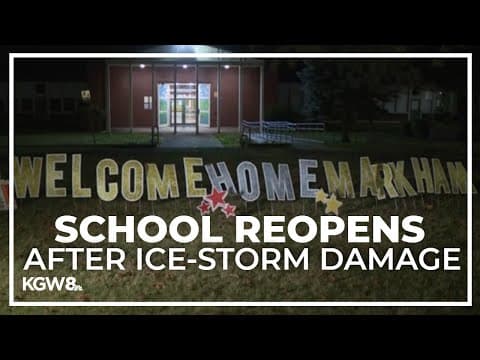 Markham Elementary in Southwest Portland to reopen after year-long closure due to ice storm