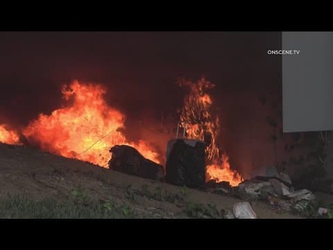 Encampment fire on Interstate 5 underpass in Logan Heights raises ongoing concerns