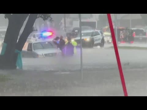 Numerous high-water rescues conducted in North Texas due to flooding