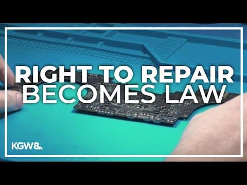 Gov. Kotek signs Right to Repair Act into law