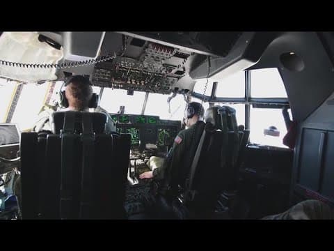 'Hurricane hunters' head inside California storms