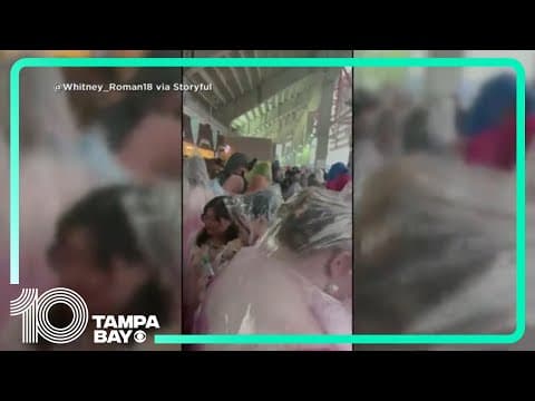 Taylor Swift fans ordered to shelter in place as storm, lightning delay concert