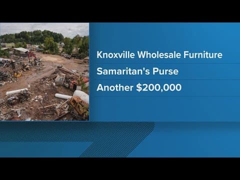 Knoxville Wholesale Furniture donates $1M for Helene recovery efforts